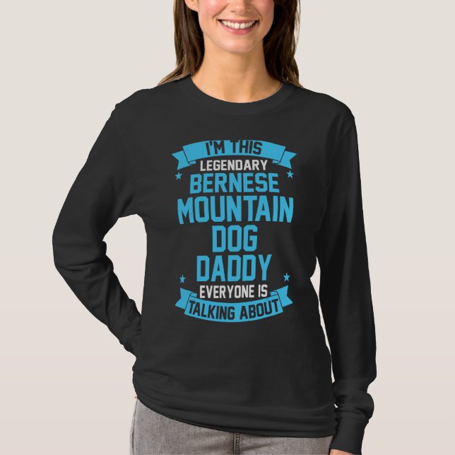 Manar Bernese Mountain Pappa T Shirt (Framsida)