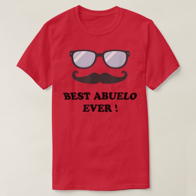 Manar Best Abuelo någonsin latinsk farfar Tee  (Design framsida)