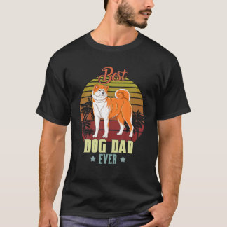 Manar Best Akita Pappa Alltid pappa presenterar Hu T Shirt
