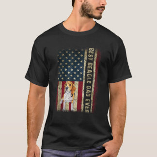 Manar Best Beagle Pappa Alltid Hund älskare Amerik T Shirt