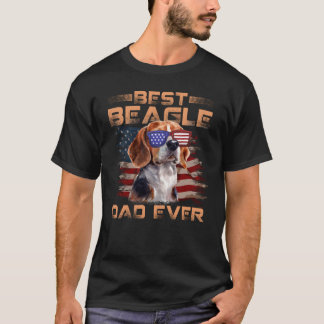 Manar Best Beagle Pappa någonsin Tshirt Hund älska T Shirt