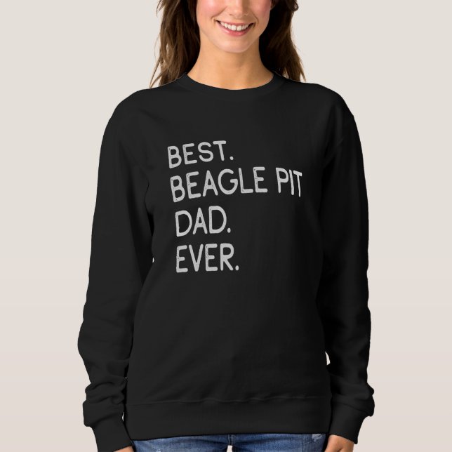 Manar Best Beagle Pit Pappa någonsin T Shirt (Framsida)