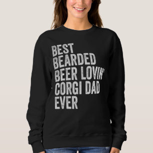 Manar Best Beared Beer Lovin Corgi Pappa Pet Hund T Shirt
