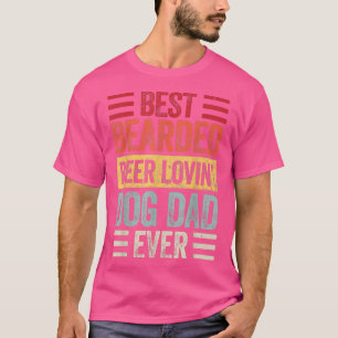 Manar Best Beared Beer Lovin Hund T-Shirt Hund L