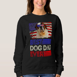 Manar Best Bernard Pappa någonsin American Flagga T Shirt