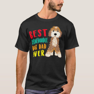 Manar Best BerneDoodle Hund Pappa Alltid Fars dag  T Shirt