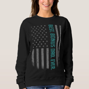Manar Best Bonus Pappa Alltid American Flagga for T Shirt