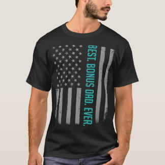Manar Best Bonus Pappa - USA:s Flagga Gift for F T Shirt