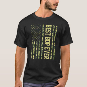 Manar Best Bop... USA Flagga Grandpa Fathe T Shirt