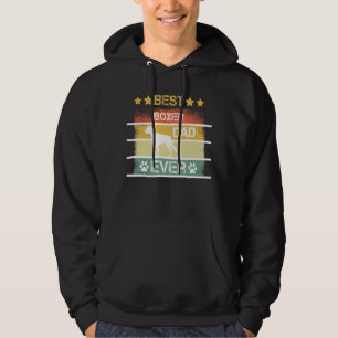 Manar Best Boxer Pappa All Retro Vintage Hund Hoodie