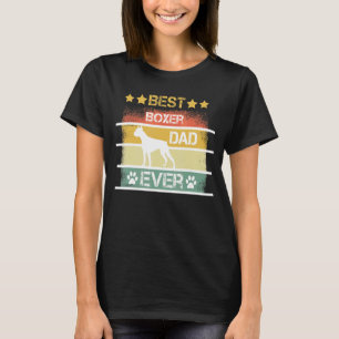 Manar Best Boxer Pappa All Retro Vintage Hund T Shirt