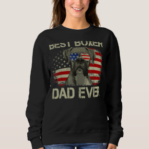 Manar Best Boxer Pappa Alltid Hund Amerikanska Fla T Shirt