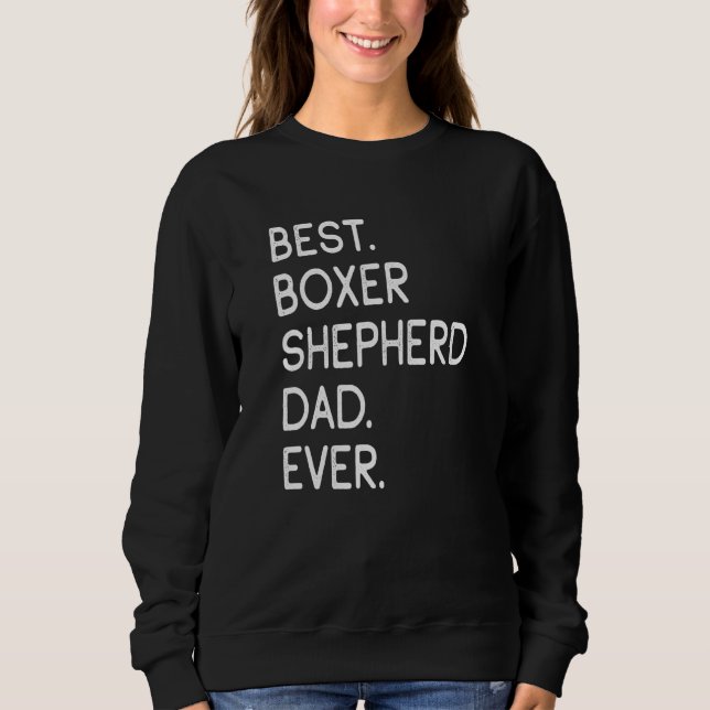 Manar Best Boxer Shepherd Pappa någonsin T Shirt (Framsida)