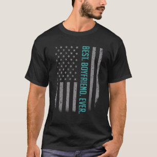 Manar Best Boyvän All American Flagga for Fathe T Shirt
