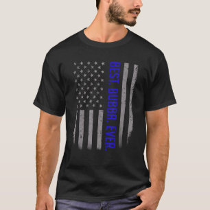 Manar Best Bubba.. USA:s Flagga för Far T Shirt