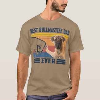 Manar Best Bullmastiff Pappa Aldrig Rolig hund Tjo T Shirt