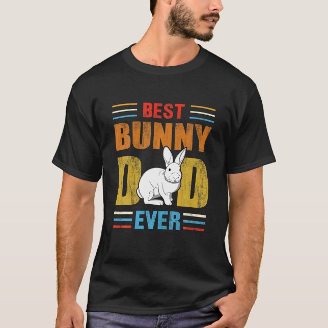Manar Best Bunny Pappa som alltid matchar Familj P T Shirt (Framsida)