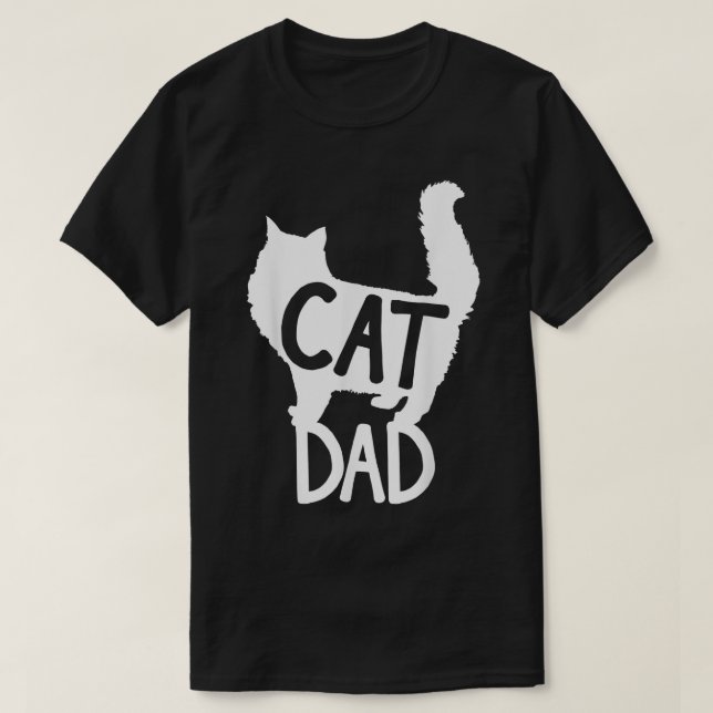 Manar Best Cat Pappa Fars dag Manar Kattunge Pappa T Shirt (Design framsida)