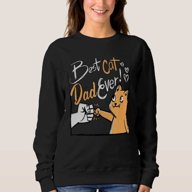 Manar Best Cat Pappa någonsin T Shirt (Framsida)