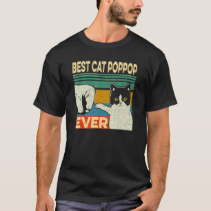 Manar Best Cat Poppop All Cat Pappa Fars dag T Shirt