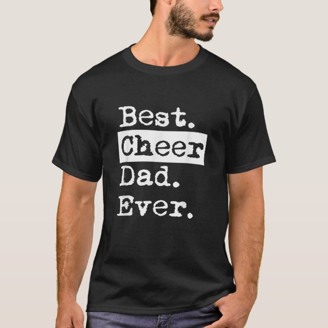 Manar Best Cheer Pappa någonsin T Shirt (Framsida)