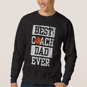 Manar Best Coach Pappa All Manar Basketball Tränar Lång Ärmad Tröja