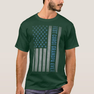 Manar Best Corgi Hund Grandpa Den 4 juli USA A T Shirt