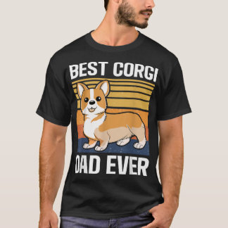 Manar Best Corgi Pappa någonsin T Shirt