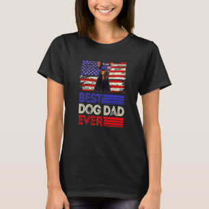 Manar Best Doberman Pappa någonsin American Flagga T Shirt