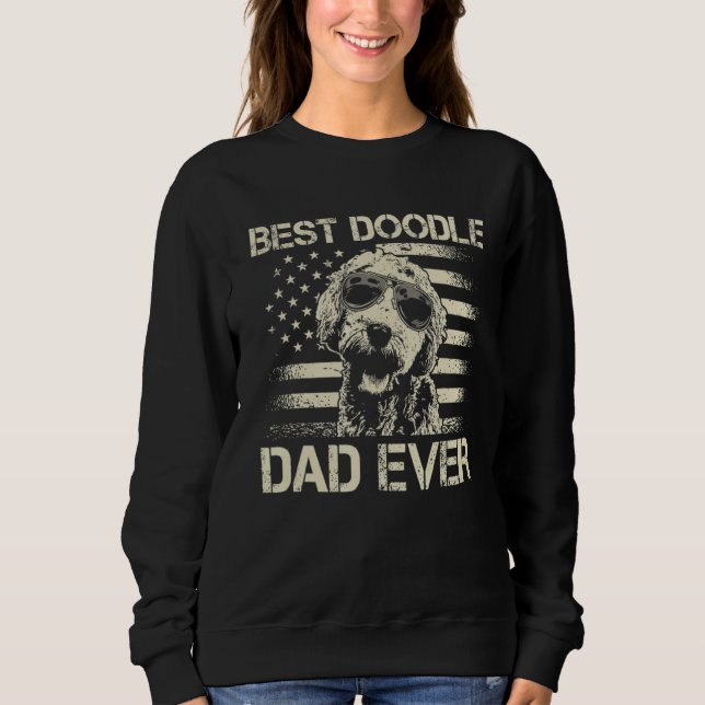 Manar Best Doodle Pappa någonsin Goldendoodle Meri T Shirt (Framsida)