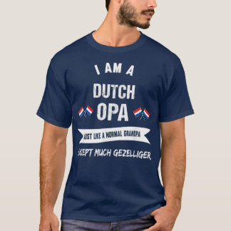 Manar Best Dutch Grandpa Underbar Opa T Shirt
