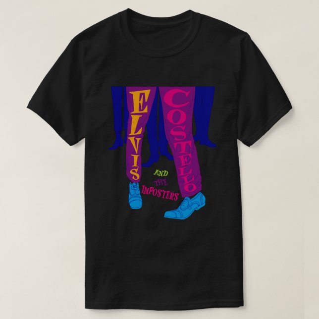 Manar Best Elvis Costello Cute Gifts T Shirt (Design framsida)