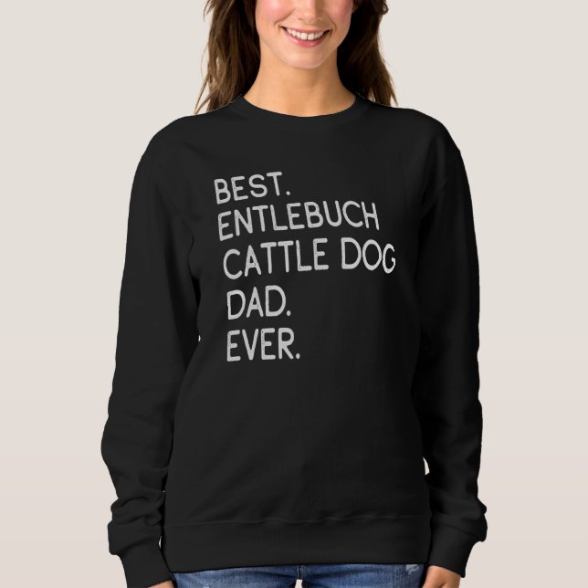 Manar Best Entlebuch Cattle Hund Pappa T Shirt (Framsida)