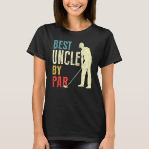 Manar Best farbror by Par Golf Fars dag pappa T Shirt