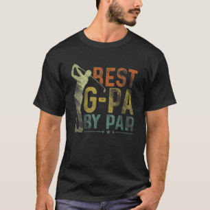 Manar Best G Pa per par Golf Grandpa Golfer Far T Shirt