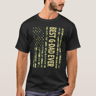 Manar Best G Pappa Alltid USA:s Flagga Grandpa Tjo T Shirt