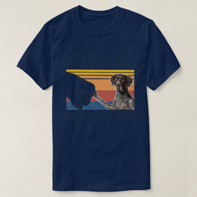 Manar Best German Shorthar Pointer Pappa någonsin T Shirt (Design framsida)