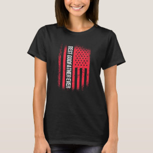 Manar Best Godfather Den amerikanske Flagga farbro T Shirt