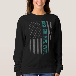 Manar Best Grams Alltid Amerika Flagga för Far T Shirt