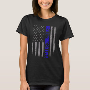 Manar Best Grandad nånsin American Flagga for Far" T Shirt