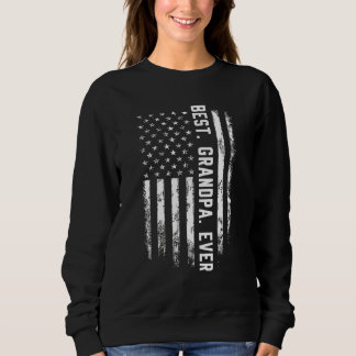 Manar Best Grandpa All American Flagga För manar F T Shirt