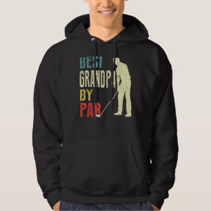 Manar Best Grandpa by Par Golf Fars dag Dadd Hoodie