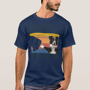 Manar Best Gräns Collie Pappa Alltid Rolig hund Äl T Shirt
