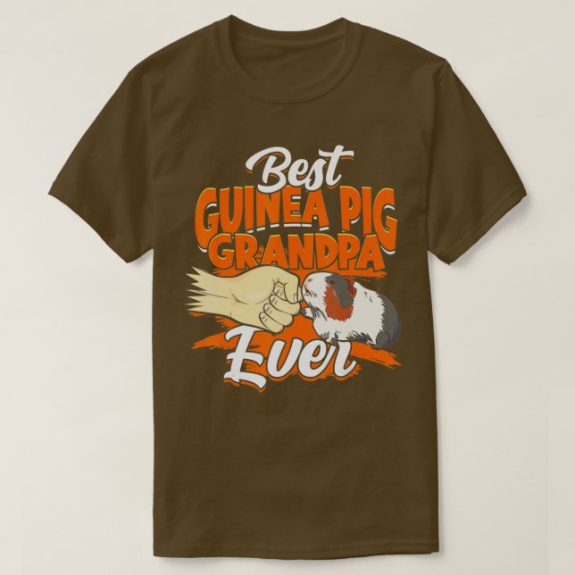 Manar Best Guinea Gris Grandpa All Rodent Pet Owne T Shirt (Design framsida)