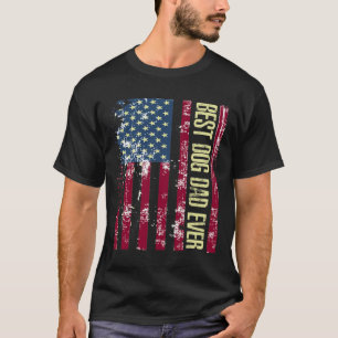 Manar Best Hund Pappa ger aldrig skift åt amerikan T Shirt