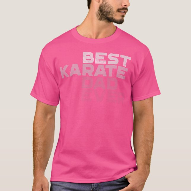 Manar Best Karate Pappa någonsin Karate Shirts T Shirt (Framsida)