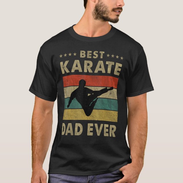 Manar Best Karate PappaVintage Karate Far T Shirt (Framsida)
