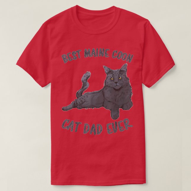 Manar Best Maine Coon Pappa Alltid Far Cat Pappa M T Shirt (Design framsida)