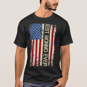 Manar Best Nonno... USA:s Flagga för Far" T Shirt