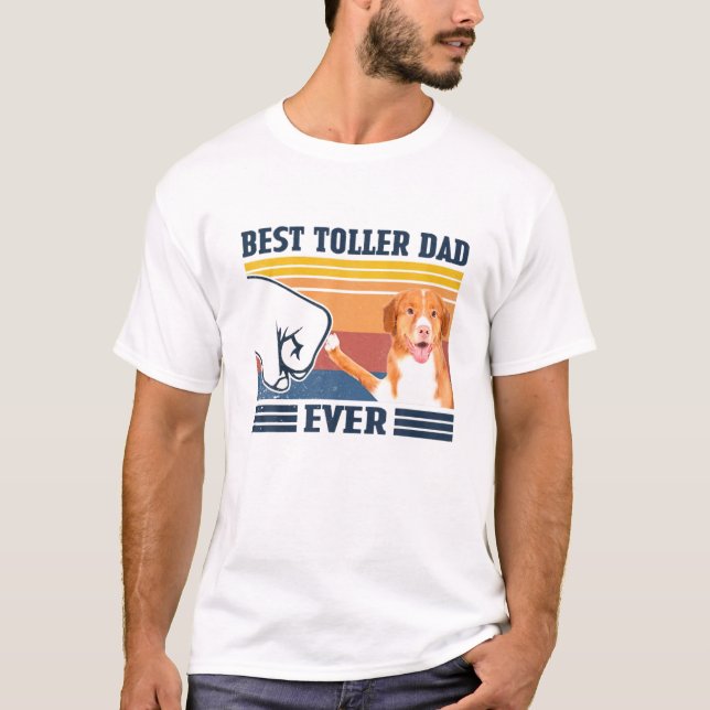 Manar Best Nova Scotia Anka Tolling Retriever Papp T Shirt (Framsida)